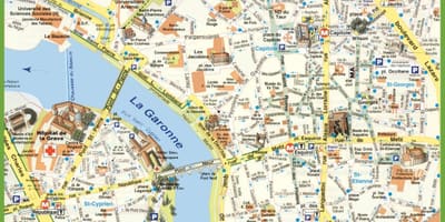 Toulouse valtion kartta