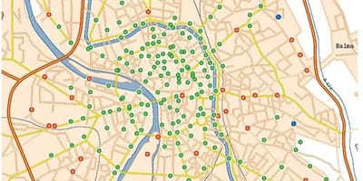 Kartta Toulouse pyörä