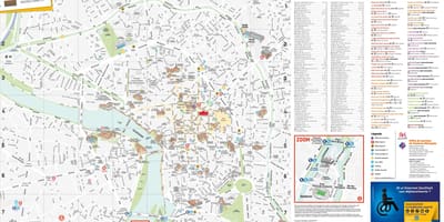 Toulouse muistomerkki kartta
